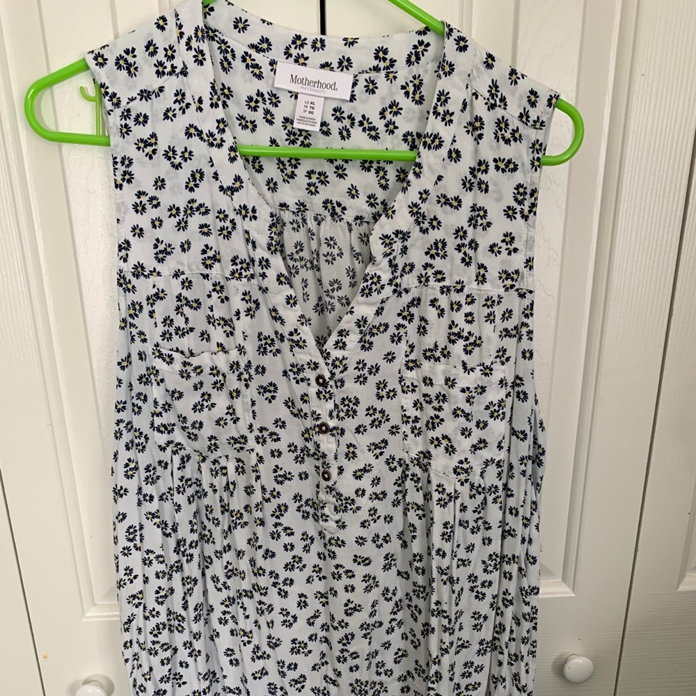 Motherhood Maternity Sleeveless Tunic